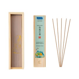 AEIUER Natural Premium Fragrance,8" Joss Sticks Incense,500 Pieces *45mins,Chinese Classic Handcraft Recipe (Agarwood 海南沉香)
