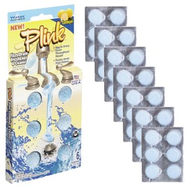 Compac Home Plink Fizzy Drain Cleaner/Deodorizer Cleans Grime From Your Drain, Freshens Kitchen & Baths, Lemon, 6 Count (Pack of 8), 48 Tablets