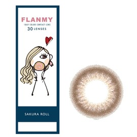 FLANMY フランミーワンデー 30枚入 【サクラロール】 ±0.00（度なし）