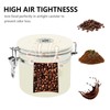 SKTMH Stainless Steel Coffee Canister 40Oz Airtight Coffee Container Coffee