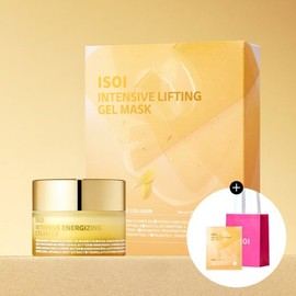 Isoi 엄마 생일선물 탄력 시너지 SET (코어탄력 크림 35ml + 겔 마스크 5매) Mom's Birthday Gift Elasticity Synergy Set (Core Elasticity Cream 35ml + Gel Mask 5 Sheets)