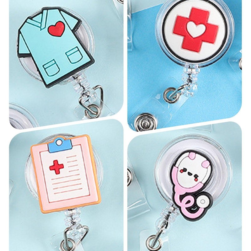 8 Piece Nurse ID Clasp, 8-Piece Card Holder, Nurse ID