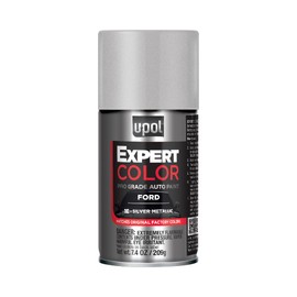 U-POL Expert Color, For Ford 1E, Automotive Spray Paint, Professional Grade, Long-Lasting, Easy-To-Use, Silver Metallic