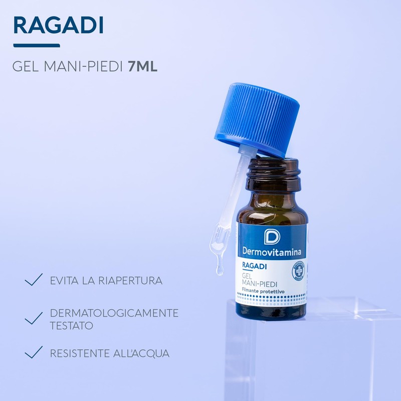 Dermovitamina Ragadi Gel Mani e Piedi - Gel Arricchito con