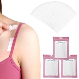 Cinta Doble Cara para Ropa y Piel, Pegamento para Ropa, 216 Piezas Cinta Adhesiva Transparente, Fijación Segura para Escotes y Correas, 8.5X1.2 CM Ideal para Uso Diario y Ocasiones Especiales