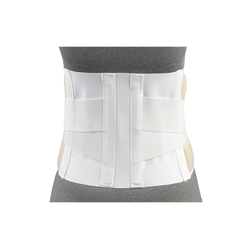 CHAMPION Industrial Belt Back Brace Abdominal Support Shoulder Straps, Black