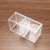 ZHIZHOU Napkin Rack 1 Piece Clear Acrylic Cocktail Napkin Holder