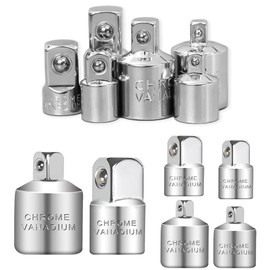 6 Piece Adapter Set, Socket Adapter, Ratchet 3/8 to 1/2, 3/8 to 1/2, Ratchet 1/4, Socket Adapter Set for Ratchets, Sockets