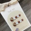 Lyvora Handmade False Nail for Feet, Crystal Rhinestones, Silver Glitter,