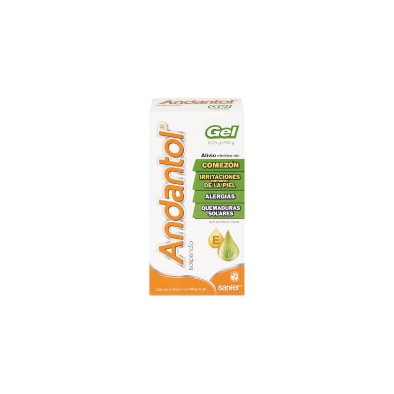 Andantol Gel Antiardor Comezón y Dolor por Sol Aloe Vera