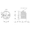 Mul-T-Lock Junior Rim & Mortise Rimo Cylinder, Chrome, 2 Keys,