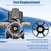 Upgraded Premium Neoprene Impeller with Brass Core & O-Ring Kit,