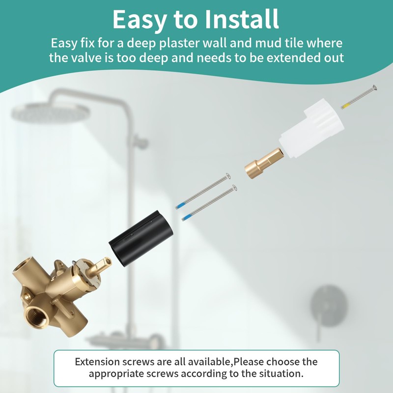 96945 Shower Extension Kit Replacement Compatible With Moen Posi-Temp Valve