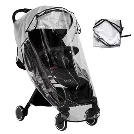Griwuut Rain cover pram, good air circulation, rain cover, for combination prams with zip, 1 piece (1 pack)