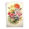 NobleWorks 3rd Recovery Milestone Greeting Card with 5 x 7