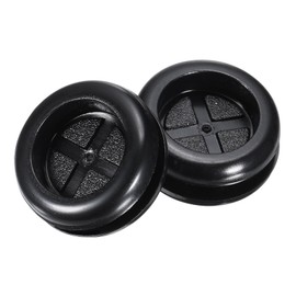 sourcing map Rubber Grommet Round Double-Sided Mount Dia 26 mm ID 20 mm for Wire Protection 8pcs