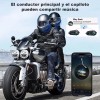 2 Pcs Y12pro Intercomunicador Bluetooth Para Cascos De Moto