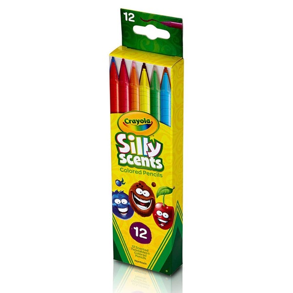 Crayola Silly Scents Twistables Colored Pencils, 12 Count, Ages 3