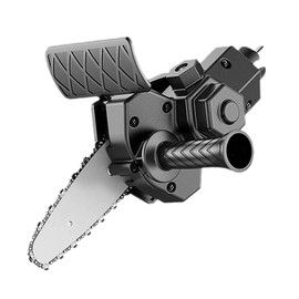 Electric Drill Chainsaw - BCEHACBITI Electric Drill Convert to Chainsaw Attachment Accessory Woodworking Cutting Tool Pruning Chainsaw Power Chain Saws for Tree Trimming Wood (4-inch)