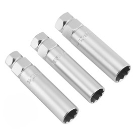 CASOMAN 3-Piece 10 Spline Lug Nut Key Set, Wheel Lock Removal Tool Kit for Easy Removing and Installing Aftermarket & Factory Wheel Tire Lug Nuts, CR-V Steel