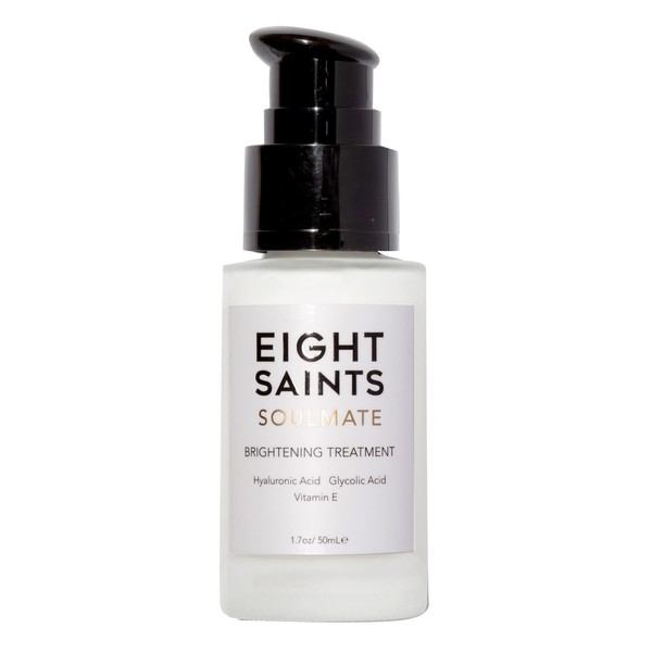 Eight Saints Soulmate Lotion Based 15% Glycolic Acid Serum For Women, Natural and Organic, Anti Aging Serum for Face, Reduce Wrinkles, Fine Lines, and Smooth Skin, 1.7 Ounce
