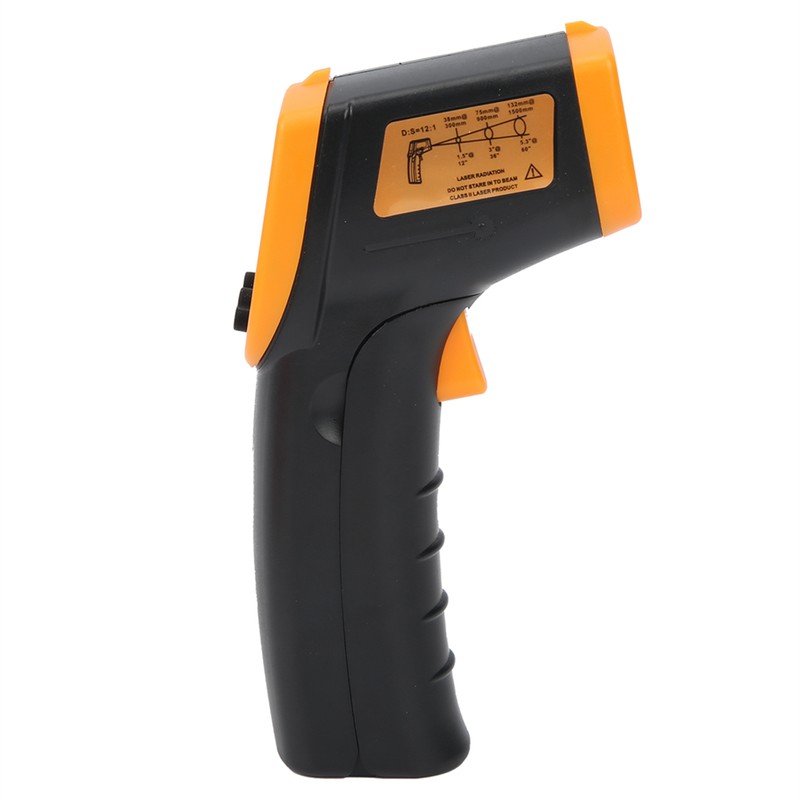 HW600 NonContact Thermometer LCD Infrared Digital Temperature Measuring Thermometer(Yellow )
