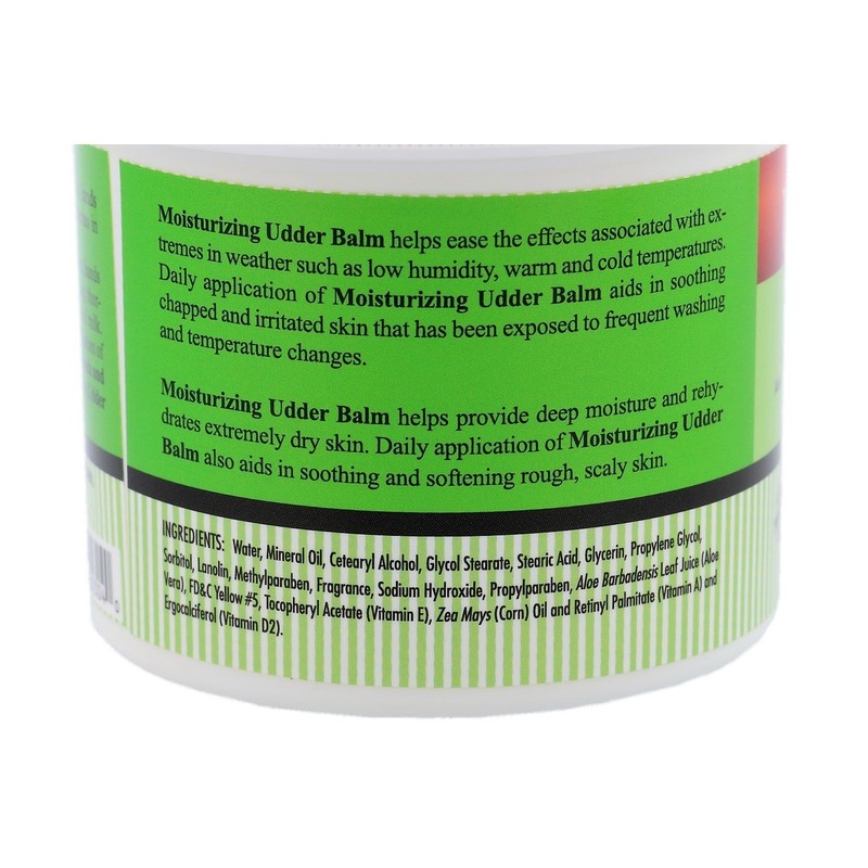 The Happy Cow Moisturizing Udder Balm - 12 ounce jar