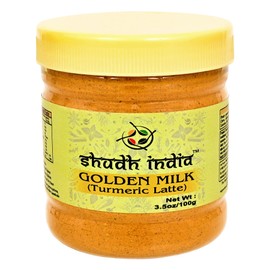 Shudh India Golden Milk Powder (Turmeric Latte) Turmeric 9 Superfood Blend - Non-GMO,Vegan