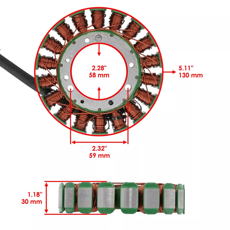 Celox Stator & Gasket for Kawasaki Vulcan 1500 Classic VN1500