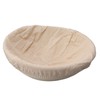 Round Bread Proofing Basket with Liner Cloth Dough Rising Rattan