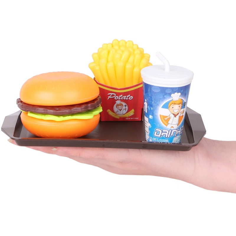 Toyland® 16 Piece Fast Food Playset - Pretend You're Eating