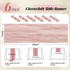 Aktor 6 Pack Dusty Pink Cheesecloth Table Runner 10Ft Gauze