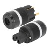 Monosaudio Pure Copper 24K GoldPlated Power Plug for Audio Power
