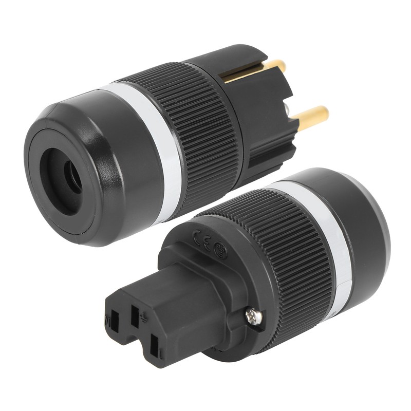 Monosaudio Pure Copper 24K GoldPlated Power Plug for Audio Power