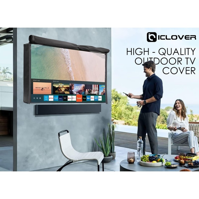IC ICLOVER Outdoor TV Cover 40 Inch, 600D Heavy Duty