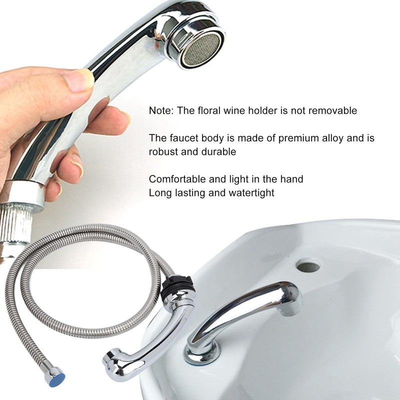 Salon Shampoo Bowl Faucet Professional Faucet Sprayer Hose Kit for