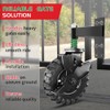 Uscaster 1pack Gate Wheel with Brake 6inch Fence Gate Wheel
