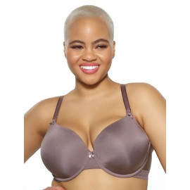 Felina Paramour Gorgeous Bra | Memory Foam Bras for Women with Multi Way Straps, Comfortable T Shirt Bra Mink