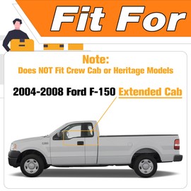 Rear Door Latch Cable Assembly Back Left Driver Right Passenger Compatible with Ford F150 Extended Cab 2004-2008.Replaces# 8L3Z-18264A01-B, 8L3Z-18264A00-B, 8L3Z18264A01B, 8L3Z18264A00