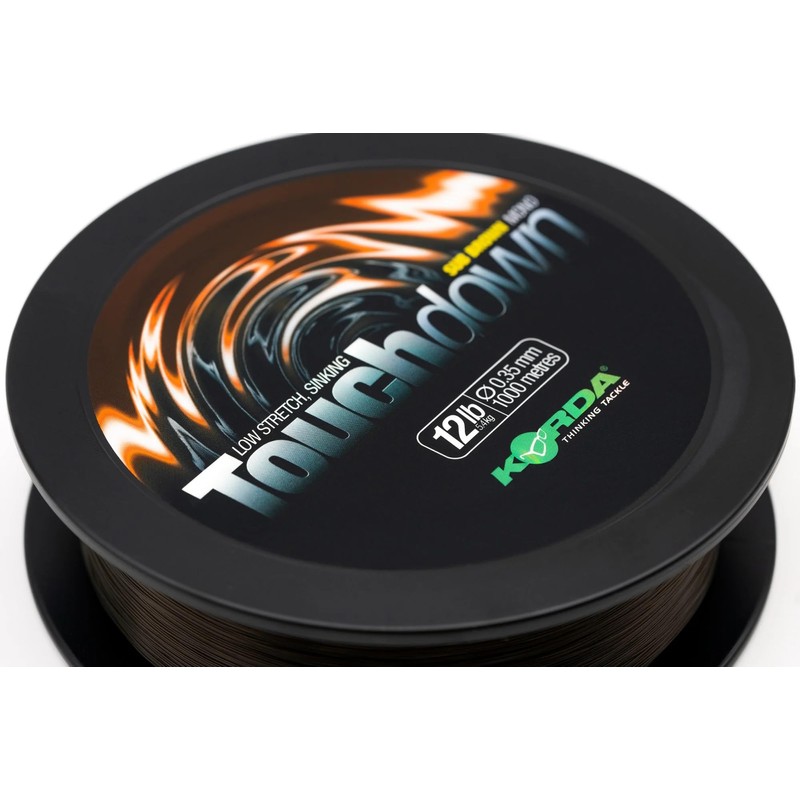Korda Touchdown Mono For Carp Fishing 1000m Spool BROWN: 10lb