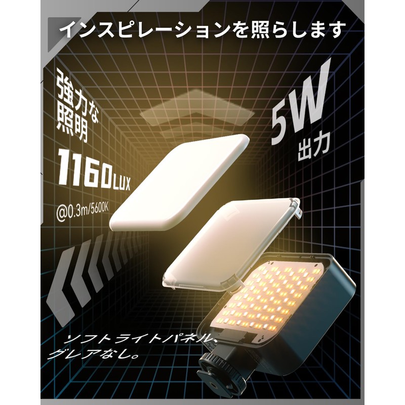 SmallRig Vibe P96 Pro LED Video Light Portable Camera Light