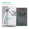 BAGNOLUX Brass 1080° Swivel Faucet Extender for Bathroom Sink, 2