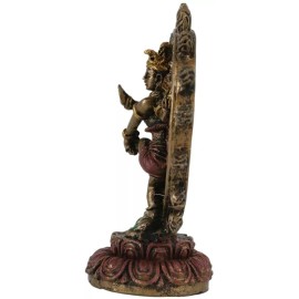 Ebros Vastu God Lord Shiva Nataraja Fire Wheel Cosmic Dance Miniature Figurine