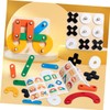KICHOUSE 1 Set Educational Shape Puzzle for Fun Board Game