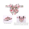 Lionet Paws Dog Collar with Bow Tie - Soft Comfortable