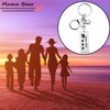 WUSUANED Sweet Mama and 3 Cubs Bear Bar Keychain Gift