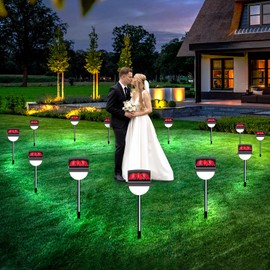 Solar Garden Lawn Stake Light, Waterproof Realistic Charcoal Fire, Solar Powered LED for Outdoor Garden, Decorative Landscape Lighting for Path, Modern Unique Style USB Rechargeable Solar Lights
