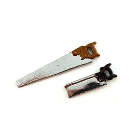 Melody Jane Dollhouse Wooden Saws Garden Shed Garage Accessories Tools 1:12