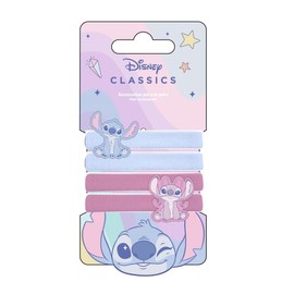 Cerda Pack of 4 Stitch Hair Scrunchies 6.5 x 12.5 x 0.1 cm