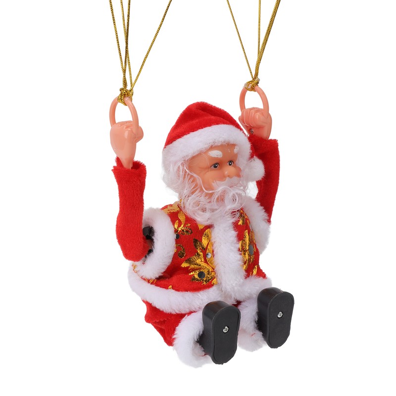 Parachute Christmas Ornaments Lovely Shape Safe Eco Friendly Fleece PC
